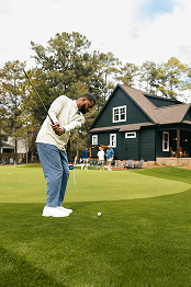 Golfing